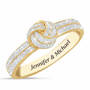 diamond love knot ring UK DLKR2 a main