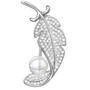memories pearl feather brooch UK PFBRO a main