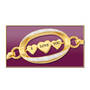 i love you diamond spinner bangle UK ILYSB2 c three