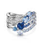 dazzling aqua wave ring UK DAWR b two