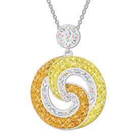 golden sunrise crystal pendant UK GSRCP a main