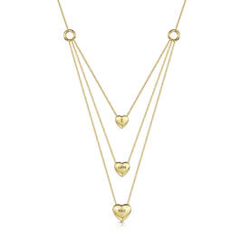 i love you diamond and garnet heart neck UK LYDGHN b two