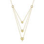 i love you diamond and garnet heart neck UK LYDGHN b two