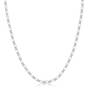 italian silver curb chain necklace UK ISCUN a main