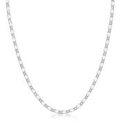 italian silver curb chain necklace UK ISCUN a main