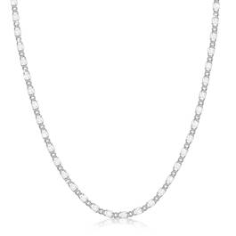 italian silver curb chain necklace UK ISCUN a main