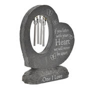 never apart wind chime with free the heart remembers ornament UK NAWCS a main
