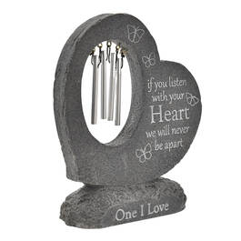 never apart wind chime with free the heart remembers ornament UK NAWCS a main