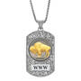 mens buffalo nickel diamond pendant UK MBND a main