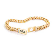 mens diamond monogram bracelet UK MBDM a main