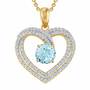 Personalized Birthstone Heart Pendant 6307 001 5 3