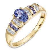 totally tempting tanzanite diamond 9ct g UK TOTETR a main