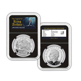 the legend of king arthur 999 silver bullion collection UK KABC b two