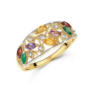 natures palette gemstone ring UK NPGR a main