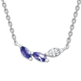 tanzanite white topaz marquise silver ne UK TTMSN a main