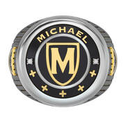 Shield Signet Diamond Ring 10712 0016 b front