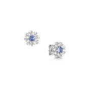 sparkling pinwheel tanzanite earrings UK SCWE a main