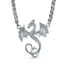 mens stainless steel dragon necklace UK MSSDN a main