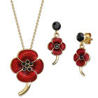 poppy pendant with free earrings UK PPFE a main