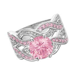 perfect pink double twist ring UK PPTWR a main