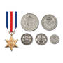 the d day 1944 silver coin set UK DDSC b two