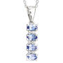 tanzanite sparkle pendant UK TSSRP2 a main