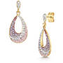 violet wave crystal earrings UK VWCE a main