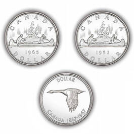 brilliant uncirculated canadian silver d UK CSDC b two