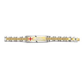 hometown pride personalised mens bracelet UK MBHTP b two