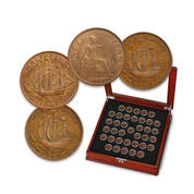 the last four decades of halfpennies UK LFDH a main