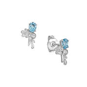 FLORAL CORSAGE TOPAZ EARRINGS UK CORSE a main