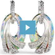 The Shimmering Sea Crystal Earrings 11218 0021 v video