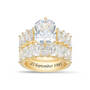 forever anniversary personalised ring set UK FAPRS a main