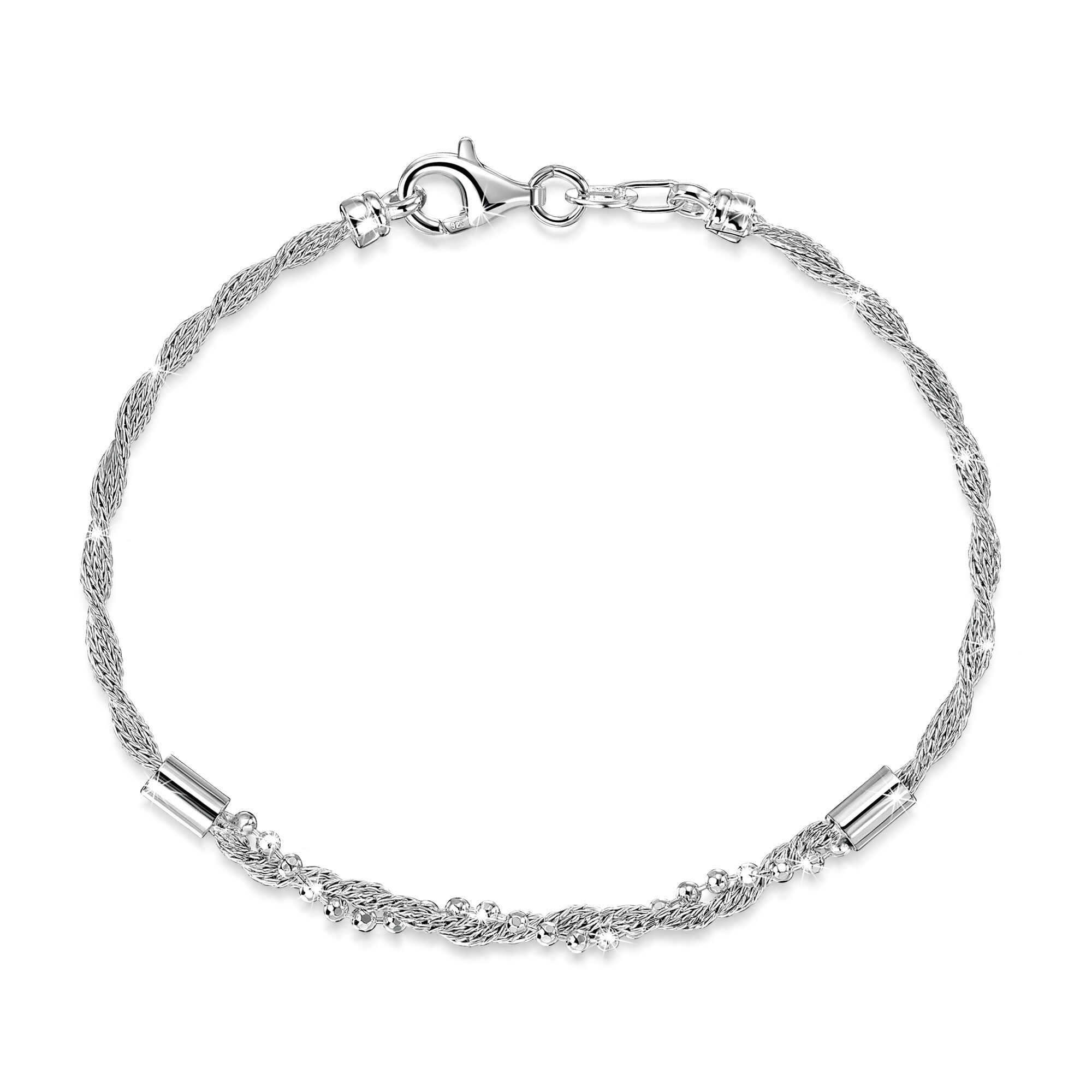 Italian Silver Spiral Bracelet