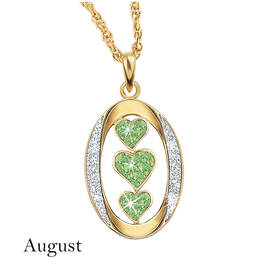 my daughter i love you birthstone diamond pendant UK DILUBP2 h aug