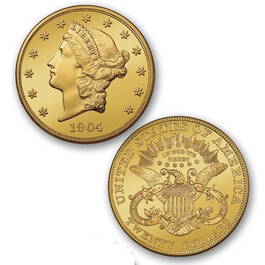 americas first 20 gold coin UK 20DG a main