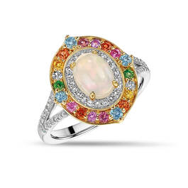 GEMSTONE CONFETTI RING UK GCONR a main