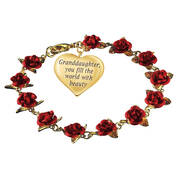 dozen roses granddaughter bracelet UK DRGDB a main
