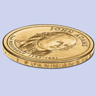 2007 adams dollar error coins UK ADEC c three
