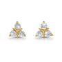 diamond trio stud earrings UK DTSE a main