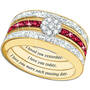 a dozen rubies diamond ring set UK DRDRS a main