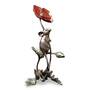 appealing mouse and poppy bronze UK AMPBZ a main