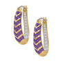 The Inside Out Birthstone Hoops, Inside Out Birthstone Hoops 10963 0012 b february