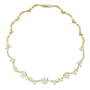 crystal snowdrop necklace set UK SBNS a main