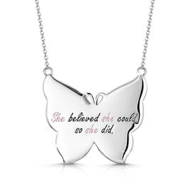 granddaughter crystal butterfly pendant UK GRABP b two