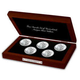 Uncirculated Morgan Mint Silver Dollars UK FDMSD a main