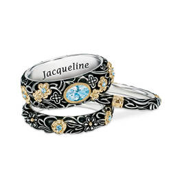 Bali Dreams Birthstone Ring Set 11900 0016 c march