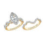 Personalised Marquise Bridal Set, personalised marquise bridal set UK PMBRS b two