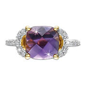 pyramid of amethyst ring UK PYAR a main