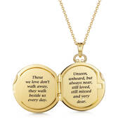 diamond feather remembrance locket UK DDEFL b two